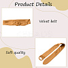 Faux Suede Waist Belt with Clasp for Shirt Dress Overcoat AJEW-WH20019-26A-5