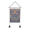Bohemia Style Cloth Wall Hanging Tapestry HJEW-E003-01Q-1