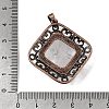 Natural & Synthetic Mixed Gemstone Pendants G-A297-04R-4