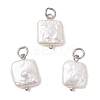 Natural Nucleated Pearl Keshi Pendants PALLOY-JF04626-02-1