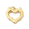 Rack Plating Brass Pendants KK-H431-17G-2