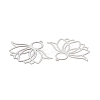Non-Tarnish 201 Stainless Steel Pendants X-STAS-B038-06P-2