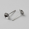 Non-Tarnish 304 Stainless Steel Studs Earring Finding LS-EJEW-WH20014-05B-2