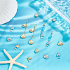 48Pcs 6 Style 304 Stainless Steel Charms STAS-UN0054-81-2