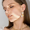 18Pcs Brass Micro Pave Clear Cubic Zirconia Earring Hooks EJEW-CA0001-03-6