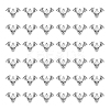 40Pcs Tibetan Style Alloy Pendants FIND-UN0004-23-1