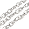 Tarnish Resistant 304 Stainless Steel Cable Chains X-CHS-R009-12-1