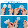 Flat Round Acrylic Chassis Display Pedestals DIY-FG0005-55A-3