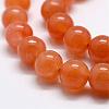 Natural Red Aventurine Bead Strands G-P257-03-8mm-3