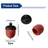 Wooden Acorn Box Jewelry Pendants LS-WOOD-WH0025-80-2