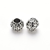 Tibetan Style Alloy European Beads TIBE-N006-76AS-LF-2