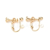 316 Surgical Stainless Steel Clip-on Earring Findings X-STAS-H240-45G-1