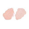 Frosted Transparent Acrylic Beads OACR-P029-04B-03-3