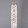 Handmade Cotton Rope Hanging Planters Sets LS-AJEW-WH0112-05-2
