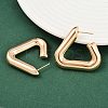 Brass Stud Earrings EJEW-H168-14C-G-3