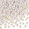 500Pcs Plating Acrylic Beads PACR-TADJ0001-01K-1