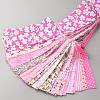 40Pcs 20 Styles Flower Pattern Cotton Fabric for Quilting and Sewing FIND-SZC0009-12B-2