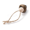 Iron Bell Pendant Decoration HJEW-JM02228-01-4