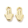 Rack Plating Brass Charms KK-C038-03G-1