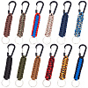 12pcs 12 colors Aluminum Rock Climbing Carabiners KEYC-CP0001-03-1