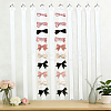 10Pcs Polyester Hairpin Hair Clip Holder Storage Organizer Hanging Ribbon HJEW-FG00049-4