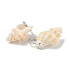 Natural Spiral Shell Pendants SHEL-K006-68C-2
