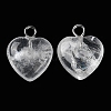 Natural Quartz Crystal Pendants G-E603-01P-10-3