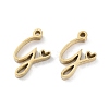 304 Stainless Steel Charms STAS-M327-02G-G-1