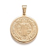 304 Stainless Steel Pendants STAS-J036-128G-1