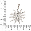 Brass & Enamel & Rhinestone Pendants KK-H541-01P-02-3