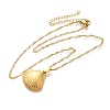 Summer Beach 304 Stainless Steel Pendant Rope Chain Necklaces for Women LS-STAS-Z108-01G-07-4