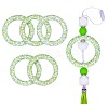 5Pcs Ring Food Grade Eco-Friendly Silicone Focal Beads JX894N-1