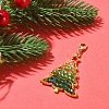 Christmas Theme Alloy Big Pendant Decoration HJEW-JM01060-2