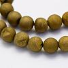 Electroplate Natural Druzy Agate Beads Strands G-G708-6mm-06-3