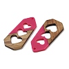 Resin and Walnut Pendants WOOD-I013-06A-3