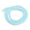 Baking Paint Transparent Glass Beads Strands DGLA-A034-J2mm-B02-3
