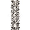 Tibetan Style Wing Alloy Bead Strands X-TIBEB-O007-22-LF-2