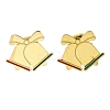 Ion Plating(IP) 304 Stainless Steel Enamel Stud Earrings EJEW-I316-03G-08-1