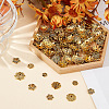 320Pcs 8 Styles Tibetan Style Alloy Bead Caps TIBE-GO0001-02-4