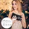 80Pcs 8 Style Rectangle Octagon & Square Sew on Rhinestone RGLA-GA0001-10-6