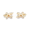 Brass Micro Pave Cubic Zirconia Pendants KK-G432-17G-3