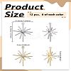 12Pcs 2 Colors Alloy Pendants FIND-LP0005-04-2