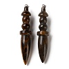 Natural Tiger Eye Big Pendants G-H338-03P-04-1