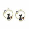 Alloy Enamel Pendants ENAM-S115-193-2