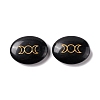 Natural Obsidian Healing Massage Palm Stones G-E579-03D-1