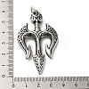 304 Stainless Steel Big Pendants STAS-D091-01AS-3