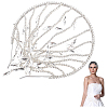 Rhinestone Hair Bands for Women Girls AJEW-WH20033-105-1