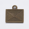 Tibetan Style Alloy Mail Charms LS-EA10712Y-AB-3