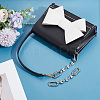 2Pcs 304 Stainless Steel Oval Link Bag Extender Chains AJEW-UN0001-74-2
