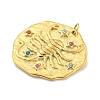 Real 18K Gold Plated PVD Vacuum Plating 304 Stainless Steel Pendants STAS-L278-003G-08-2